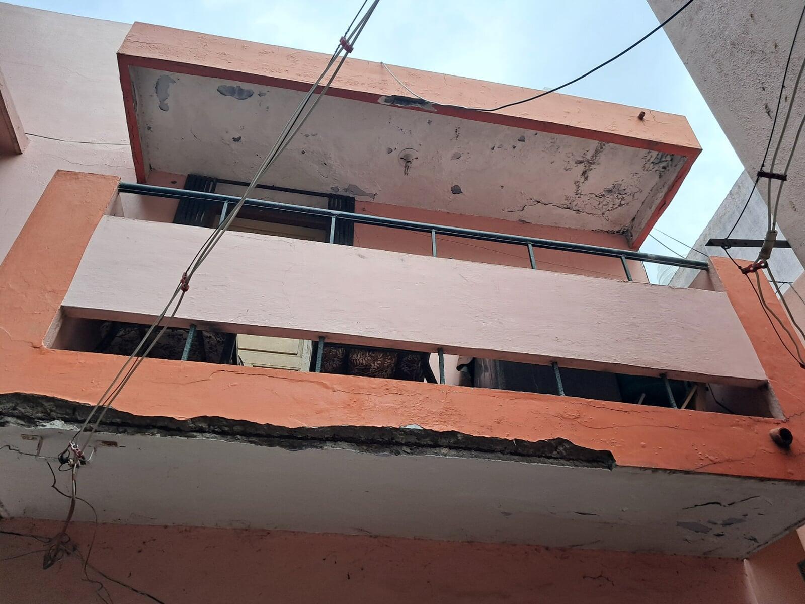 Sunshade - Portico damage